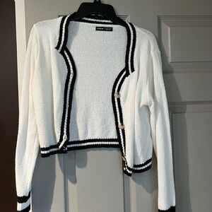 White and Black Women's Sweater